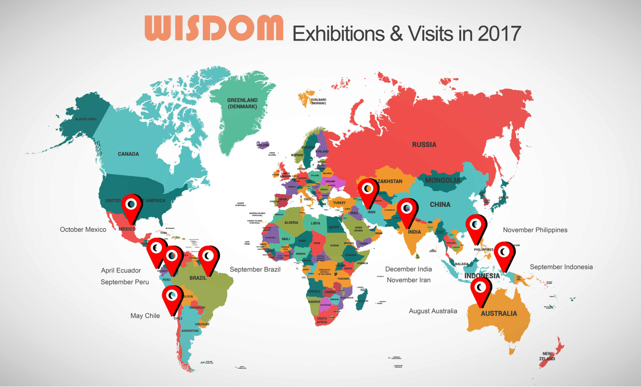 WISDOM Exhibitions and visits in 2017