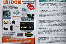 WISDOM advertisement on MEX magazine