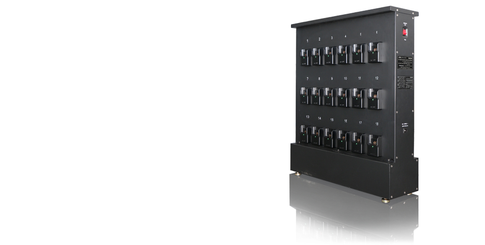 WISDOM NWCR-36B: High-efficiency Charger Rack