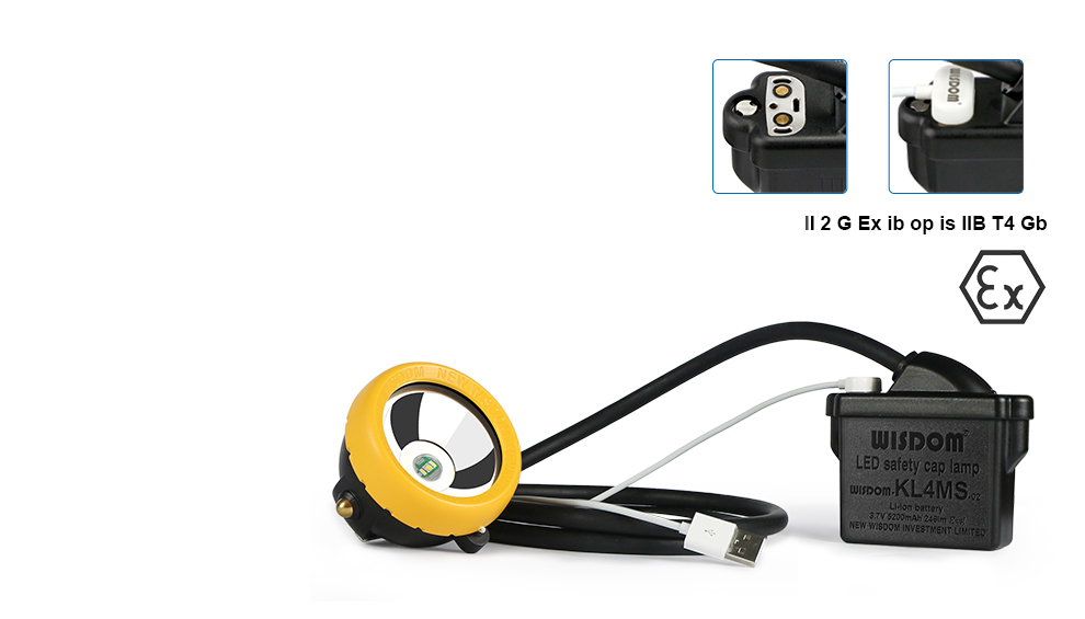可用USB充電的礦燈高性能有繩礦燈！