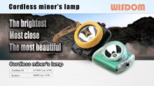 WISDOM Slide: Headlamp & Miner's caplamps - Cordless2-Poster